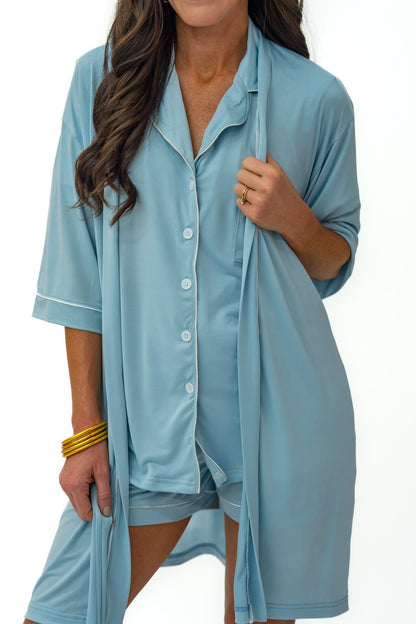 Buckley Jammies-Powder Blue Robe