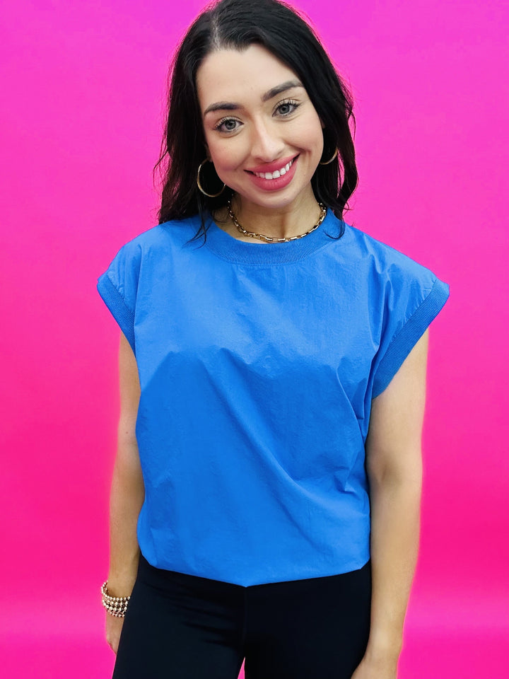 The Parachute Top in Blue
