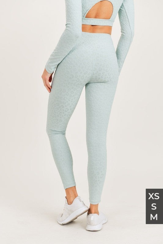 The Mint Leo Jacquard Leggings