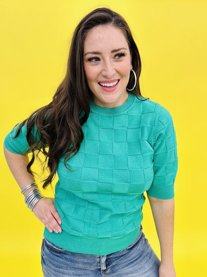 The Woven Slight Puff Top-7 Colors
