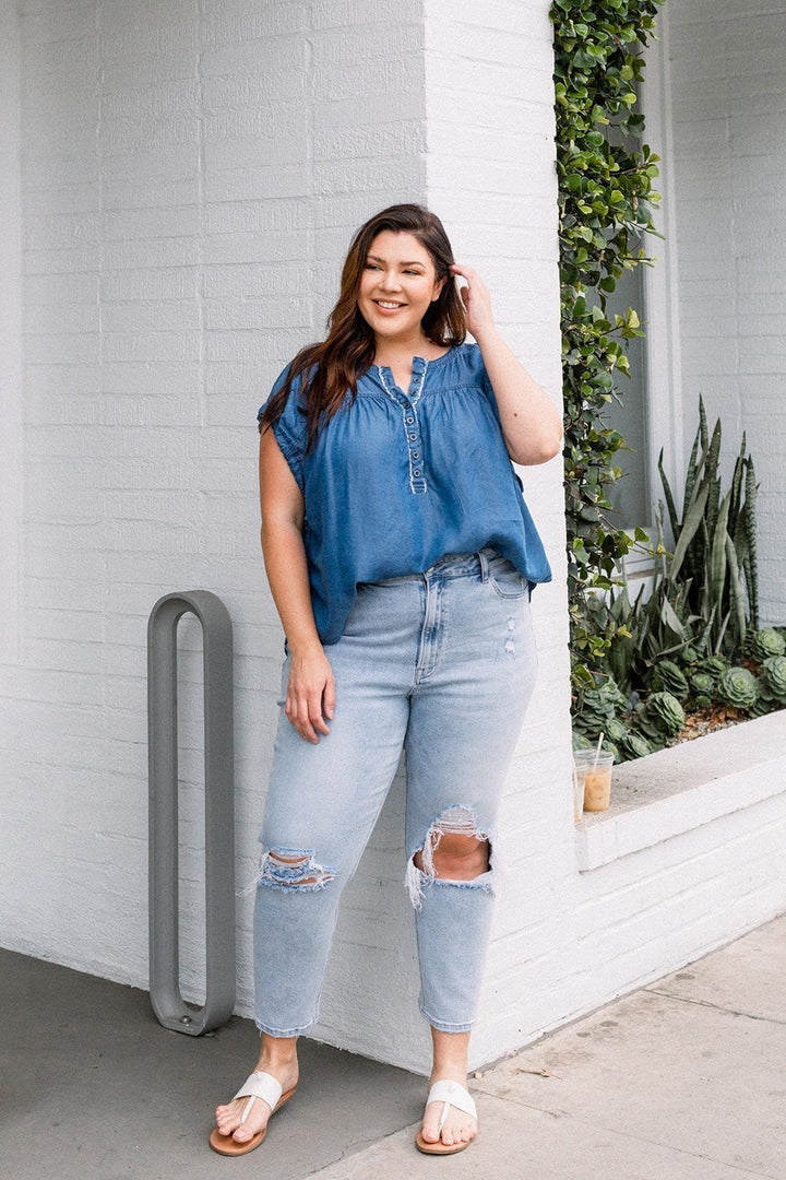 The Millman Curvy Ripped Jeans