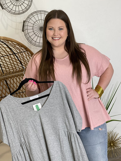 The Ribbed Baby Top-2 Colors/All Sizes