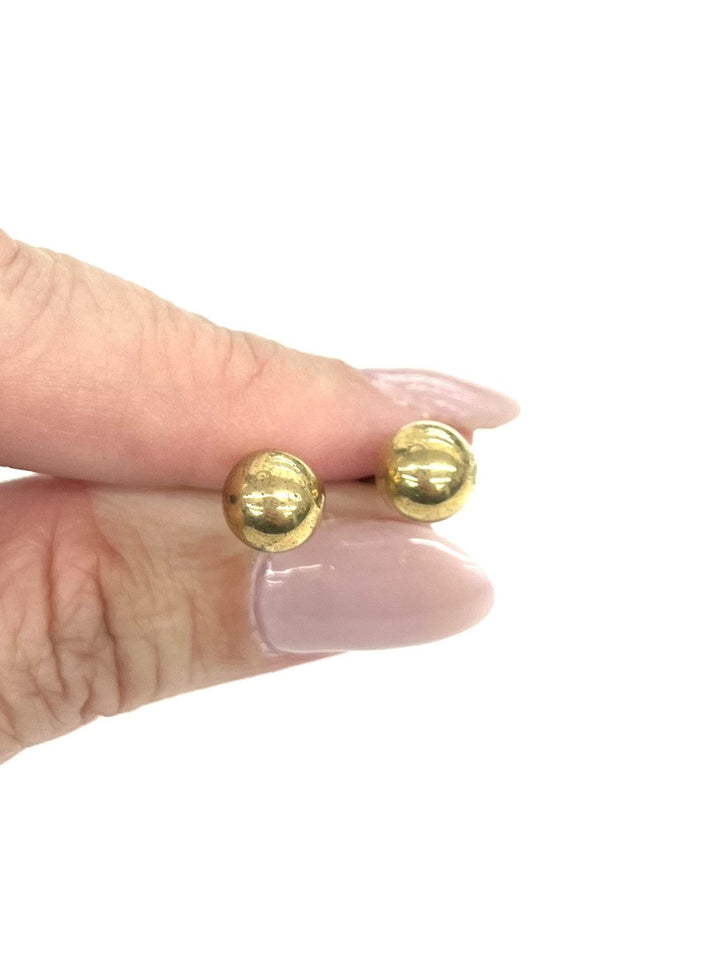 Gold Ball Studs