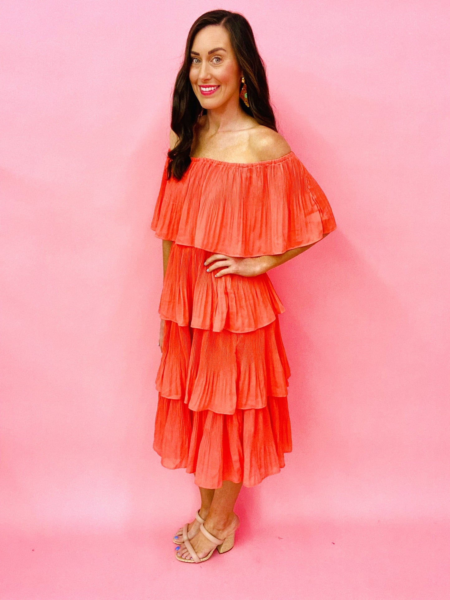 The Pleated Midi-3 Colors