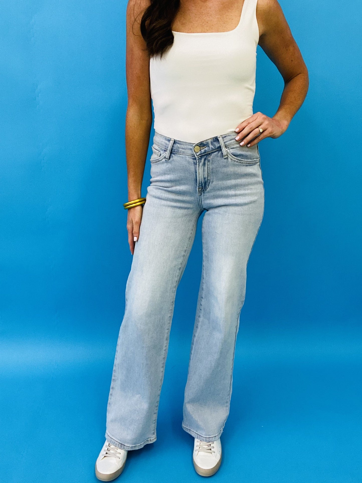 The Landri Wide Leg Jeans - AS