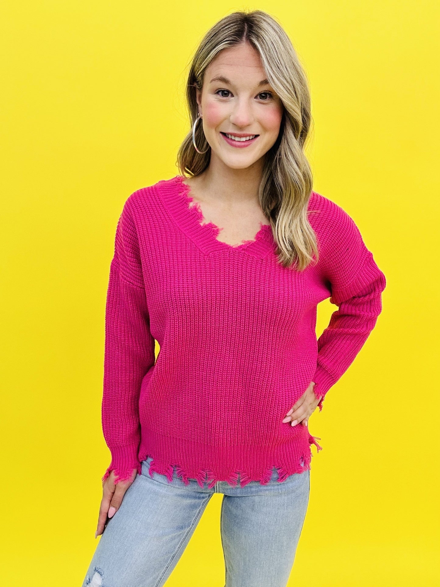 LD Steal #29-The Fray Sweater-9 Colors *Final Sale*