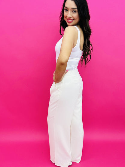 The Pintuck Wide Pants - 2 Colors