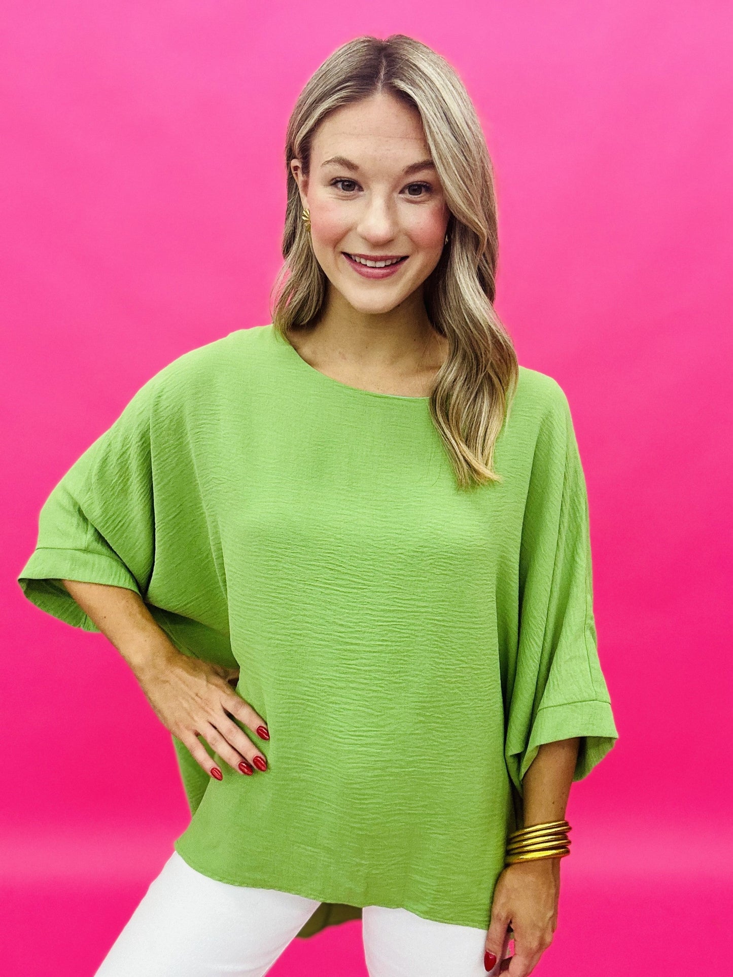 The Solid Airflo Scoop Poncho - 3 Colors, AS