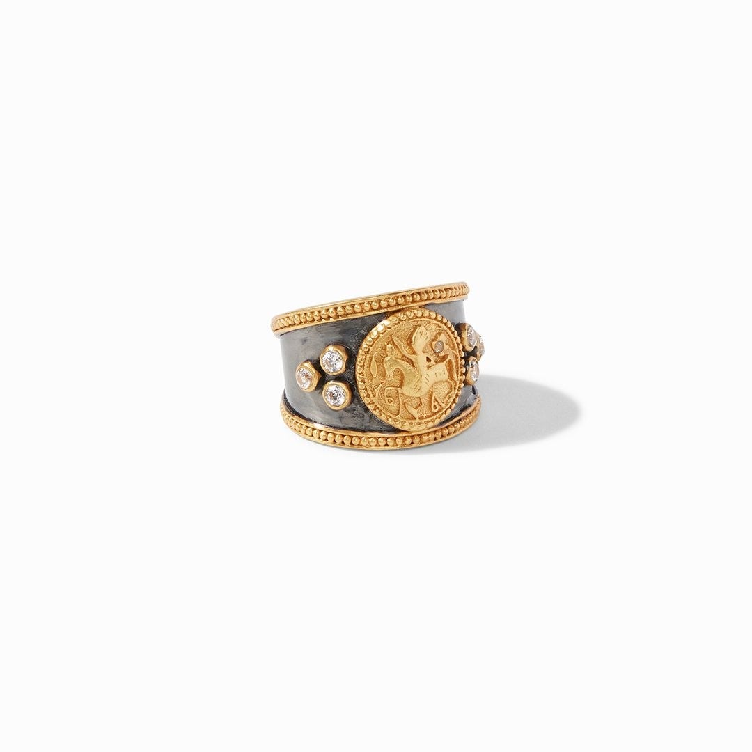 JV Coin Crest Ring