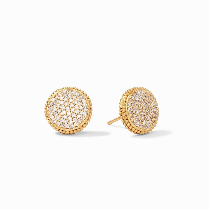 JV Fleur-de-Lis Pave Stud