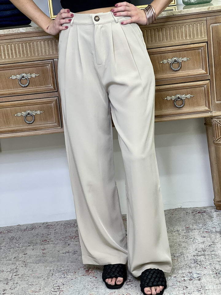 Pale Almond Trousers