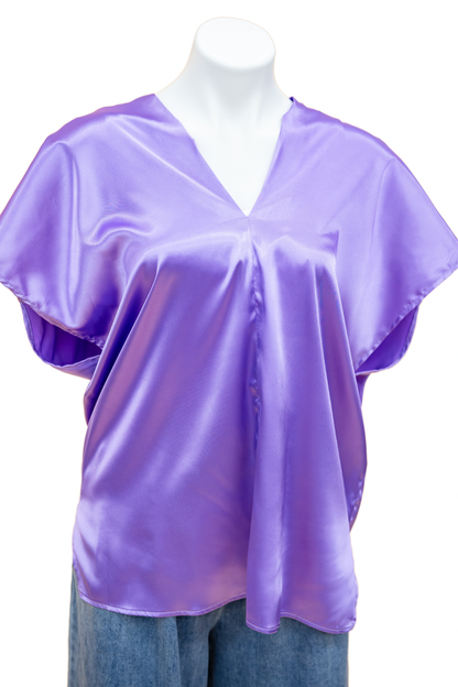 The Solid Satin V Top-3 Colors