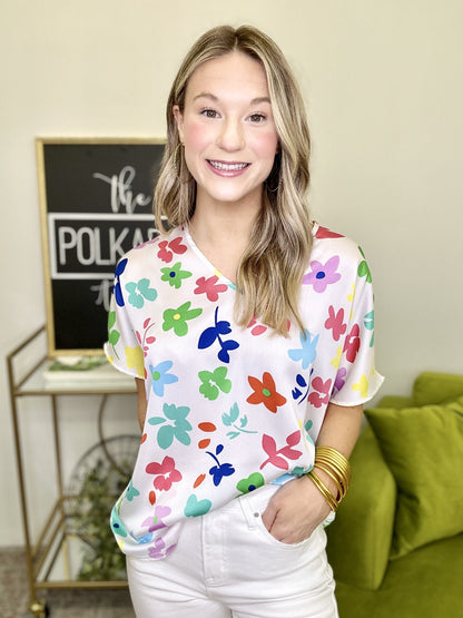The Ashlynn Top in White - AS