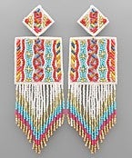 The Diamond Fringe Earrings-3 Colors