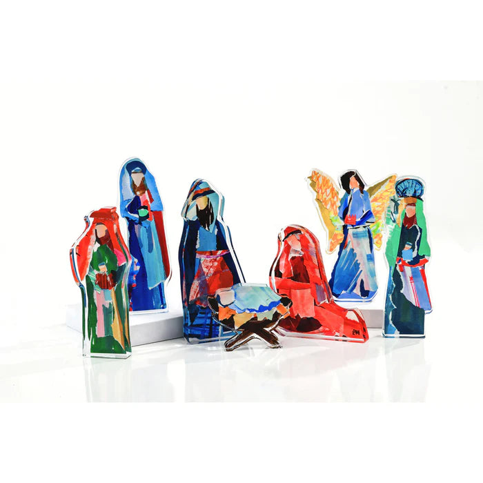 Acrylic Nativity Set