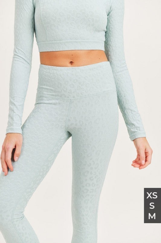 The Mint Leo Jacquard Leggings