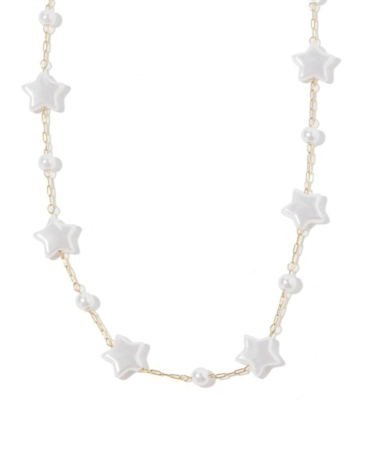 Necklace - Aster Star Pearl