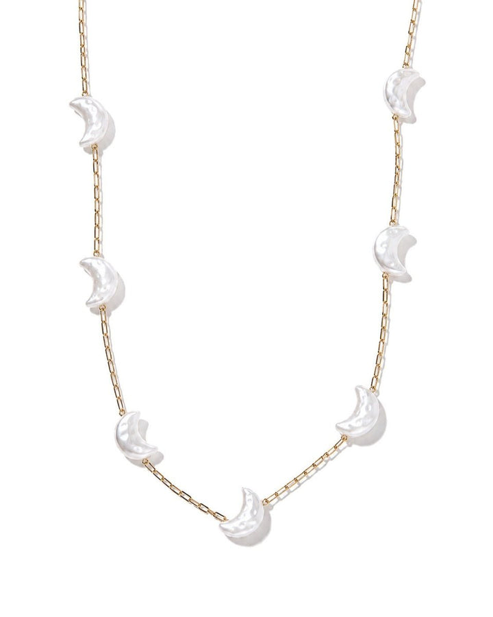 Necklace - Birdie Moon Pearl