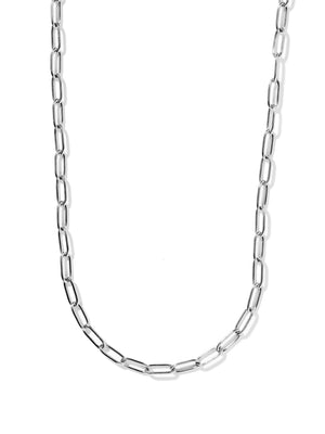 Necklace - Palmer Paperclip Silver