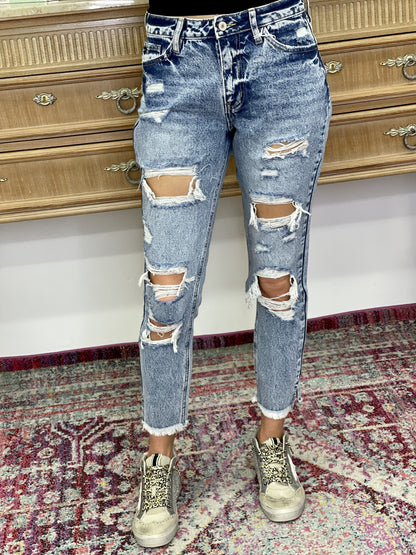 The Kelly High Rise Mom Jeans