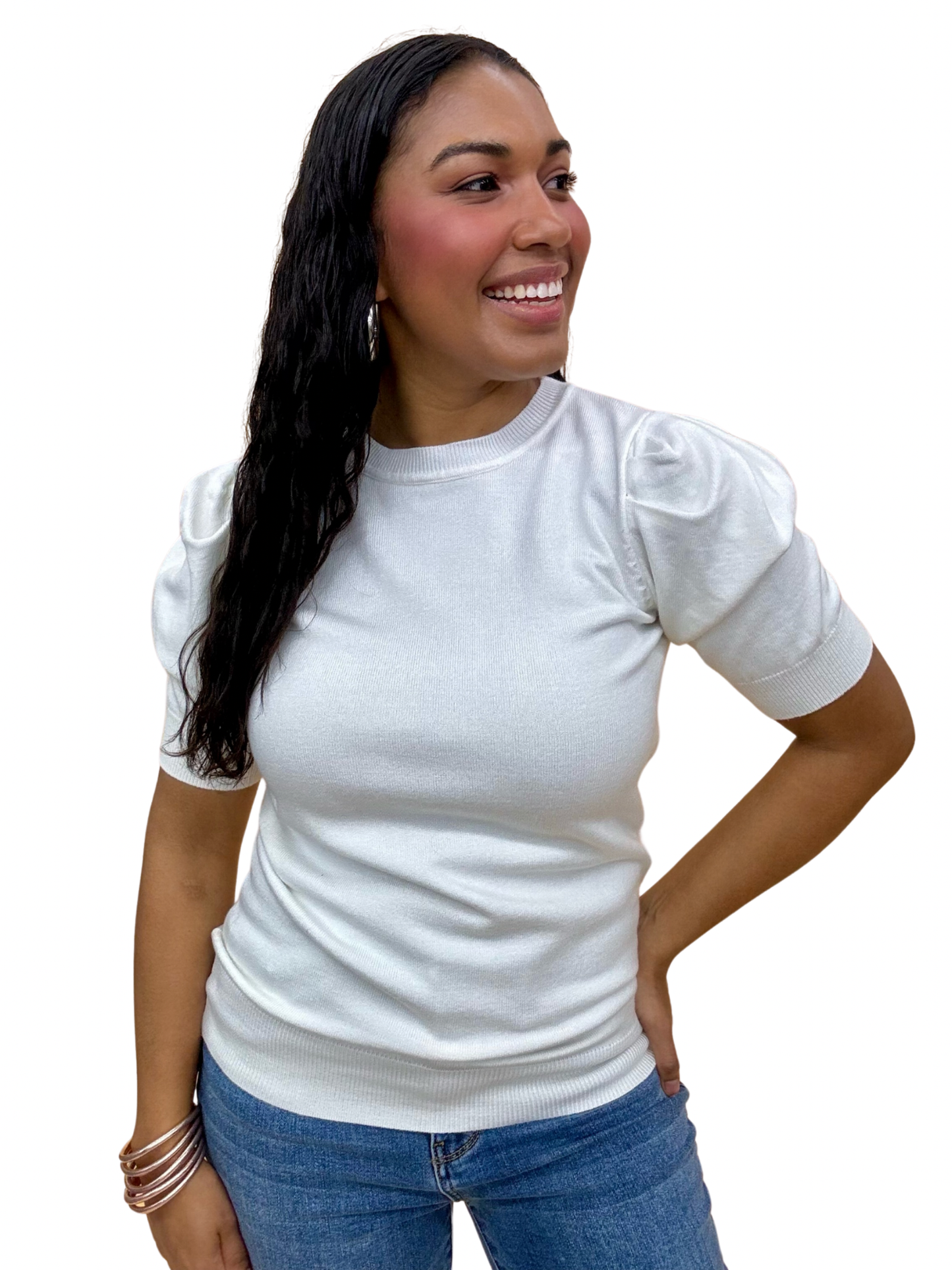 The Puff Sleeve Sweater-Lots of Colors