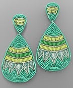 The Beaded Teardrops-6 Colors