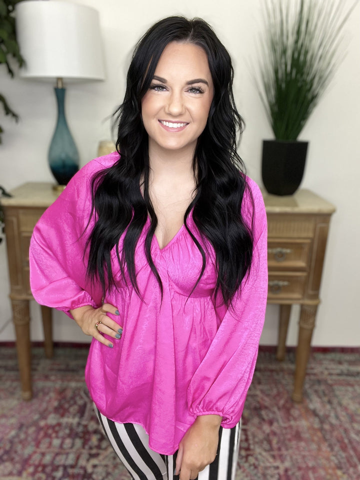The Neon Fuchsia Lucille Top