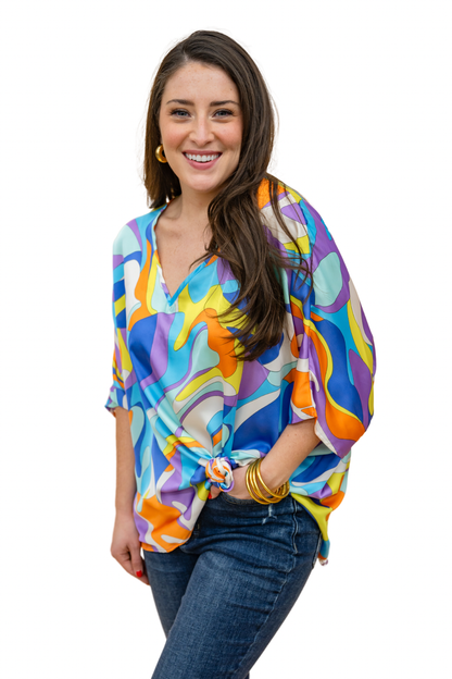 The Modern Muse Poncho Top