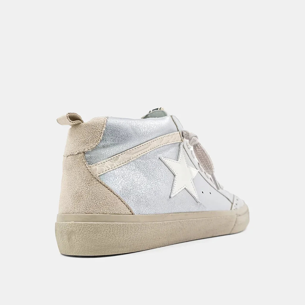 The White Silver Paulina Sneaks
