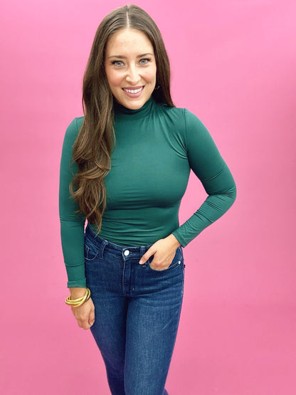 The Basic Mock Bodysuit - 2 Colors