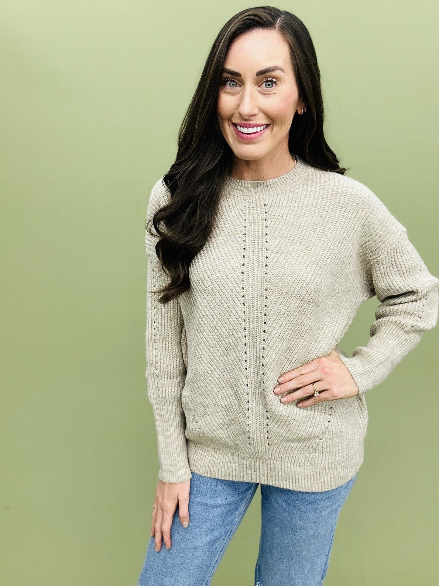 The Rainey Sweater in 2 Colors/AS