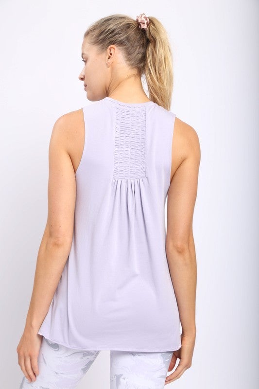 Shirred Tank in 3 Colors