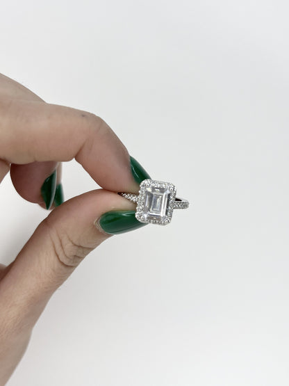 Emerald Cut Upgrade Ring