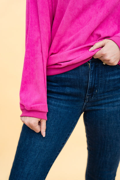 The Beck Corded Velvet Pullover-7 Colors-AS