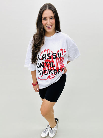 The Red Classy Kickoff Tee