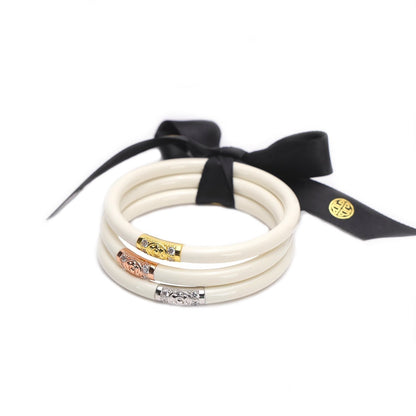 Ivory Three Kings Budha Bangles