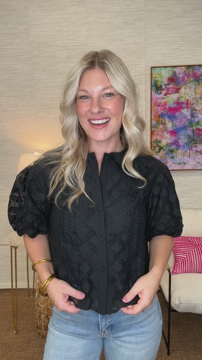 The Peter Top in Black