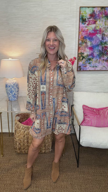 The Khloe Tunic in Taupe
