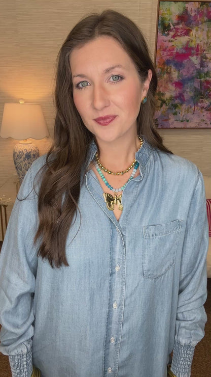 The Stitch Daily Denim Top - AS