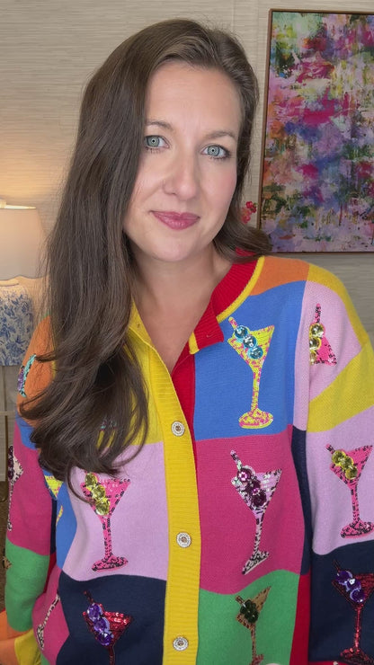 QOS Cosmo Button Sweater