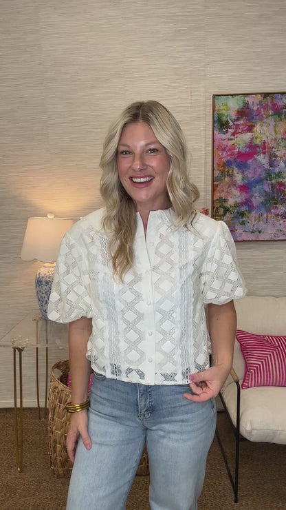 The Peter Top in Cream