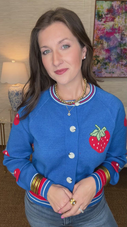 The Strawberry Cardigan