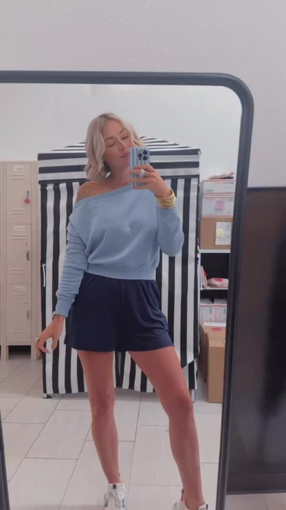 The Buckley Kat Slouch Pullover-5 Colors