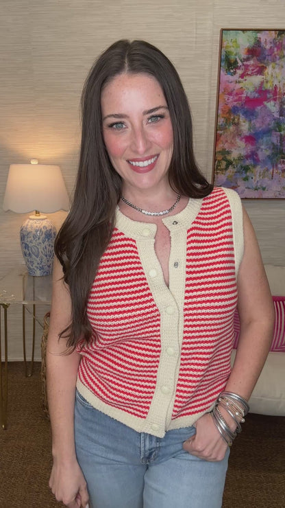 The Piper Sweater Vest- 2 Colors
