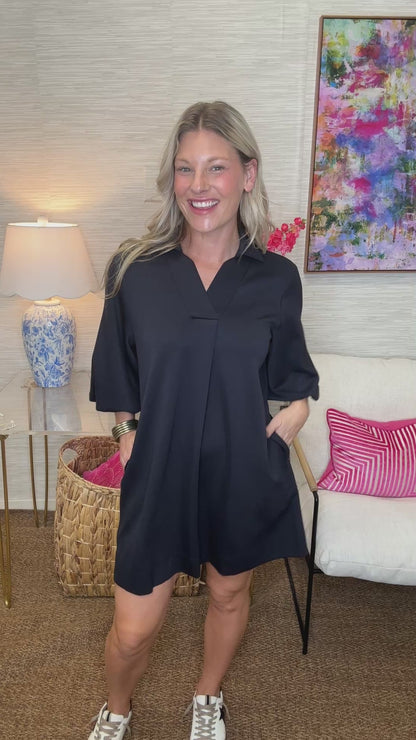 The Scuba Puff Dress-2 Colors