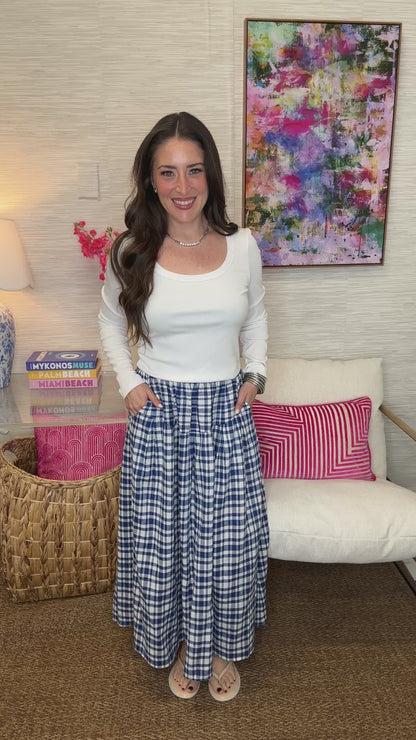 The THML Gingham Skirt