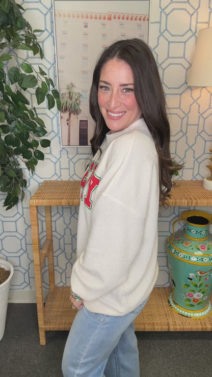 The Honey Knit Merry Christmas Pullover