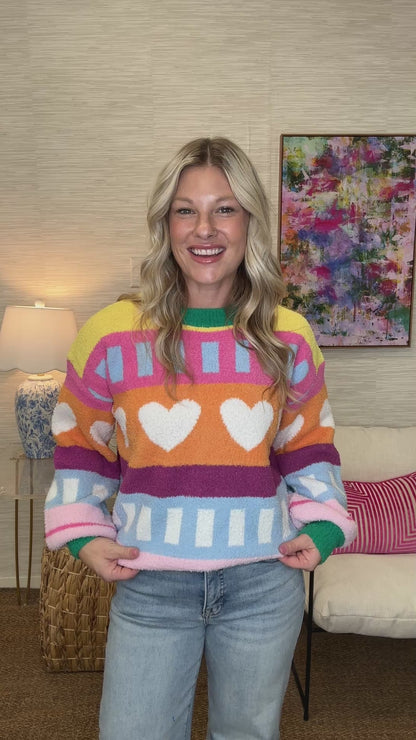 The Cleo Sweater in Pink