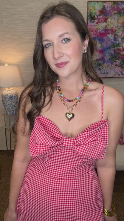 The Gingham Spring Midi- 2 Colors