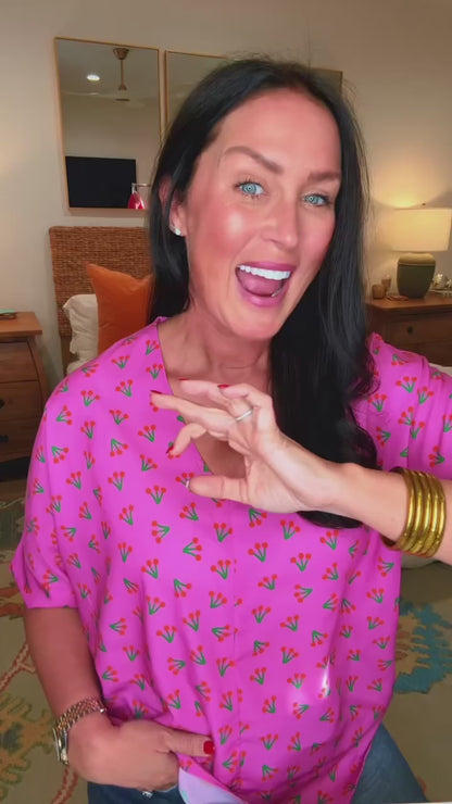 The Buckley Beaumont Top in Cherries